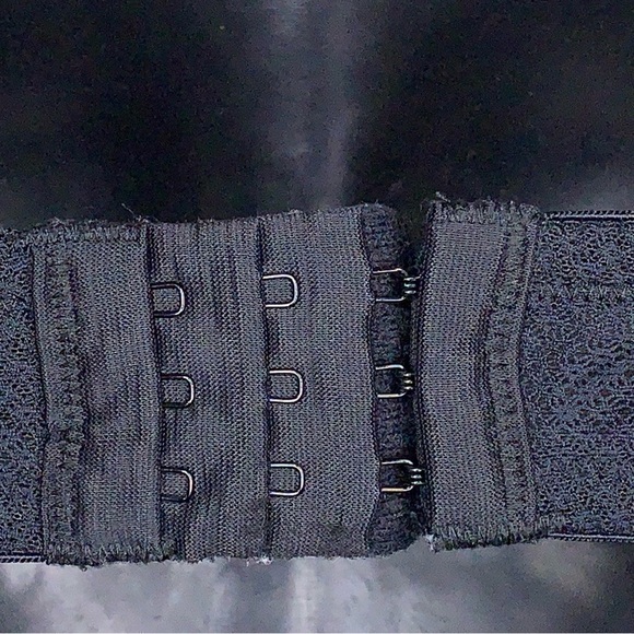 34DD Blackheart Strapless Bra Lined Underwire Push Up Style Goth - Picture 8 of 12